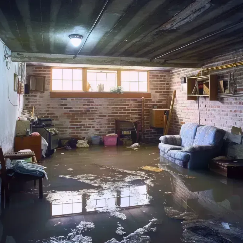 Flooded Basement Cleanup in Bajandas, PR